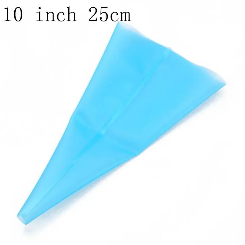 Confectionery Bag Silicone Icing Piping Cream Pastry Nozzle Bags DIY Reusable Cake Decorating Baking Tools for Russian Tips