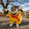 Funny Pet Taekwondo Costume Comfortable Pet Kung Fu Suit Pet Transformational Outfit  Party Attire