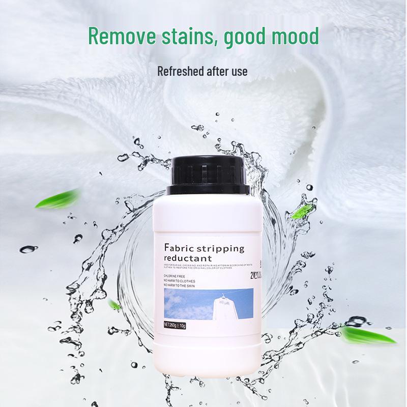 Fabric Color Remover and Whitening Bleach for Stained and Yellowed White Clothes
