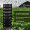 4/8 Layers of Herbal Multi-layer Drying Net Hanging Basket Folding Drying Rack Herbal Drying Net Mesh Flower Bud Plant Organizer