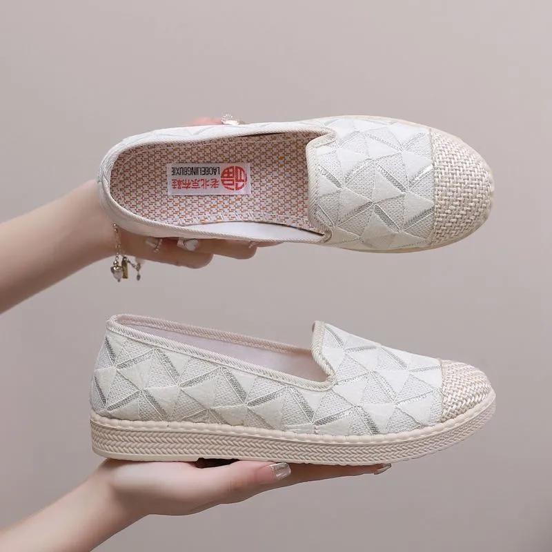 Trends 2025 Original Soft Flat Ladies Footwear Aesthetic New In Comfortable and Elegant Deals Casual Walking Cheap Women's Shoes