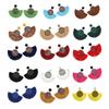 1 Pair Tassel Earrings Fringe Hanging Ornament Ears Pendants Fashion Accessory Jewelry Adornment Bohemian Girl Earring for Decor