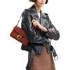 Coach Tabby 26 Logo Leather Shoulder Bag Medium Women Shoulder Bag Brown CCX04-B4ND7