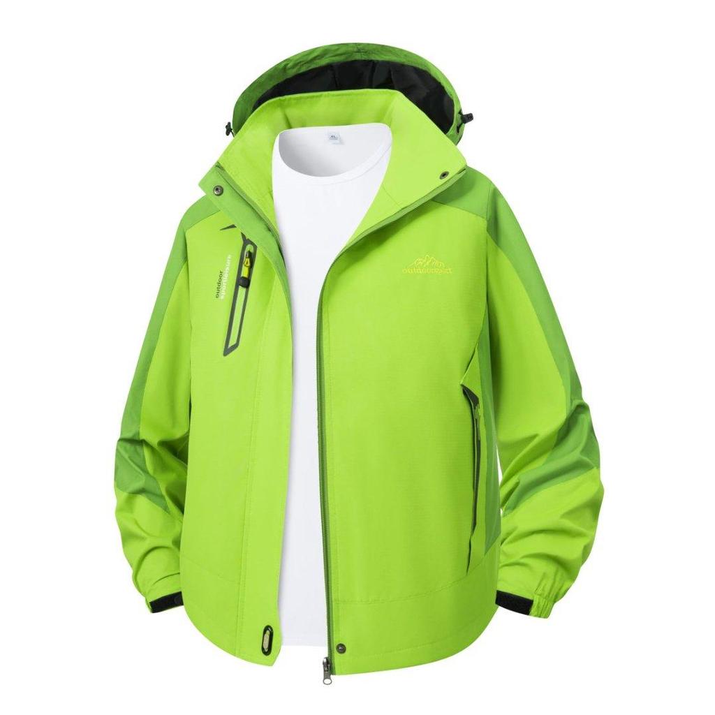 Damen Herren Outdoor Sport Kapuzenjacke Winddicht Wasserdicht Regenmantel Jacke Einlagig Dünn Angeljacke Outdoor Bergbekleidung
