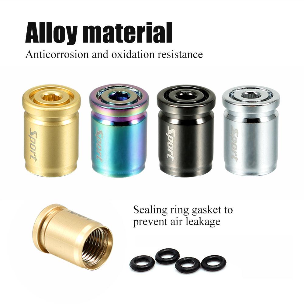 DSYCAR 1Set Anti-theft Sport Tire Valve Dust Caps Dustproof Tire Cap Valve Stem Caps for Cars Bike Moto New Stem Caps1