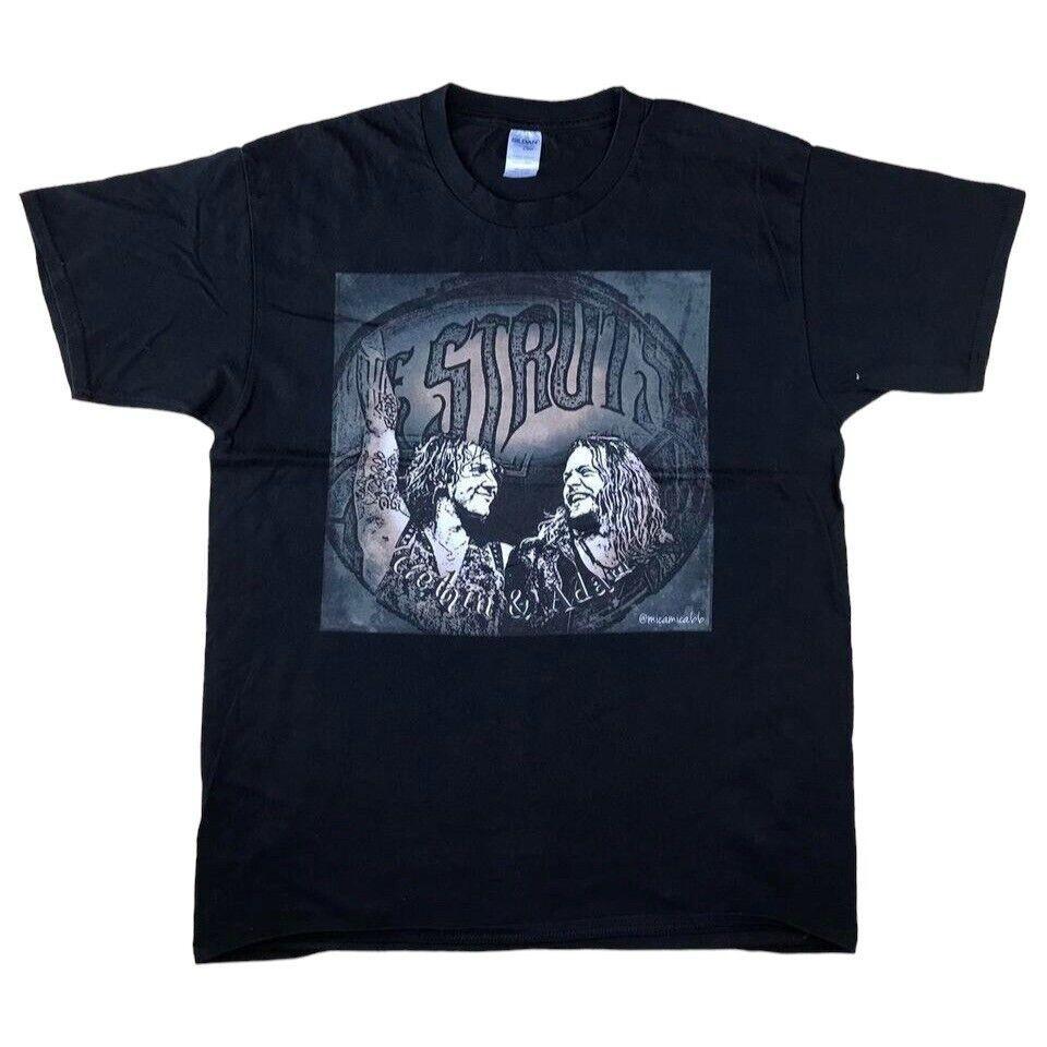 The Struts T Shirt Extra Large Black Band Tee Oversized Hipster Graphic Unisex T-Shirt