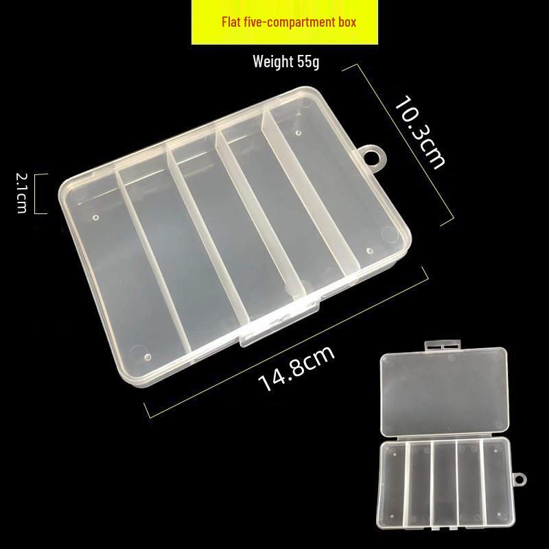 Double-Layer Fishing Lure Box - Tackle and Accessory Storage