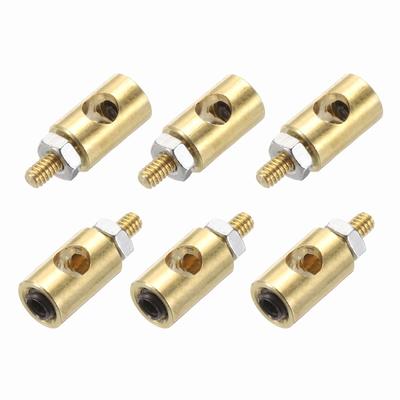 Uxcell Servo Arm Linkage Stopper, D5x3mm, Set of 6 (with NutsScrews) for RC Airplane Push Rods