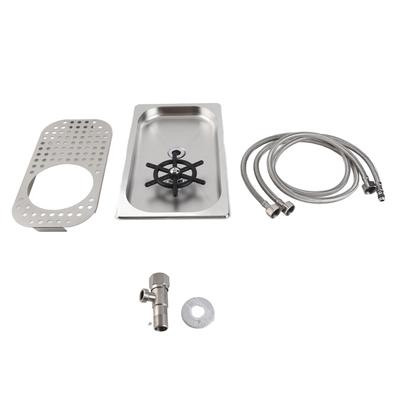 Glass Rinser Cup Washer 304 Stainless Steel Automatic Sink Bottle Washing Equipment with Drain Drip