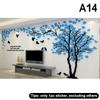 Adhesivos de pared de árbol acrílico 3D autoadhesivos para pared de fondo de hogar, calcomanía de pared, pegatinas de pared, decoración para el hogar, papel pintado para dormitorio