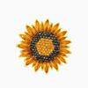 New Alloy Brooch High-end Niche Women's Peony High-end Pin Coat Suit High-end Versatile Brooch