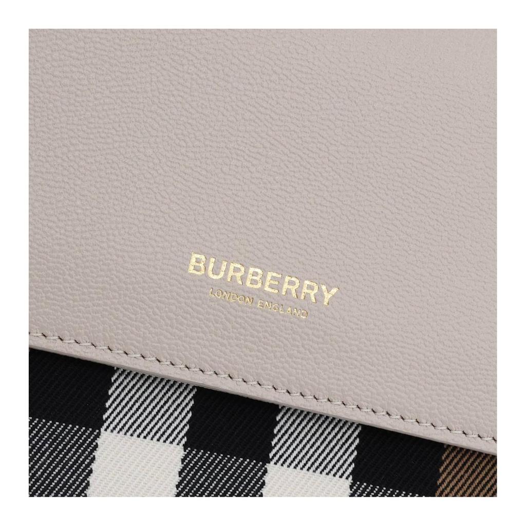 Burberry Letter Logo Adjustable Shoulder Strap Calfskin Shoulder Bag Women shoulder bag Beige 81053761