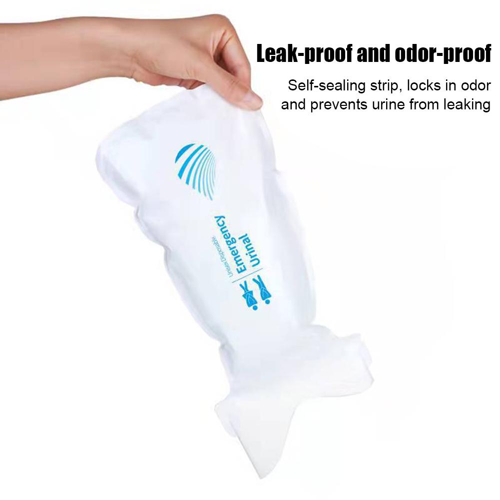 4 stücke Einweg Auto Notfall Urin Tasche Tragbare Große Kapazität Notfall Urinieren Spezielle Hygiene Tasche