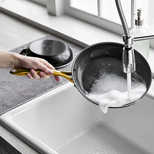Greenpan Studio 20cm Frying Pan with a Non-stick, Diamond-based Ceramic Coating Made from Sand-derived Minerals, Free of Harmful Substances. Compatibl