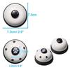 New Pet Toy Training Bell (white (white + Black Button))