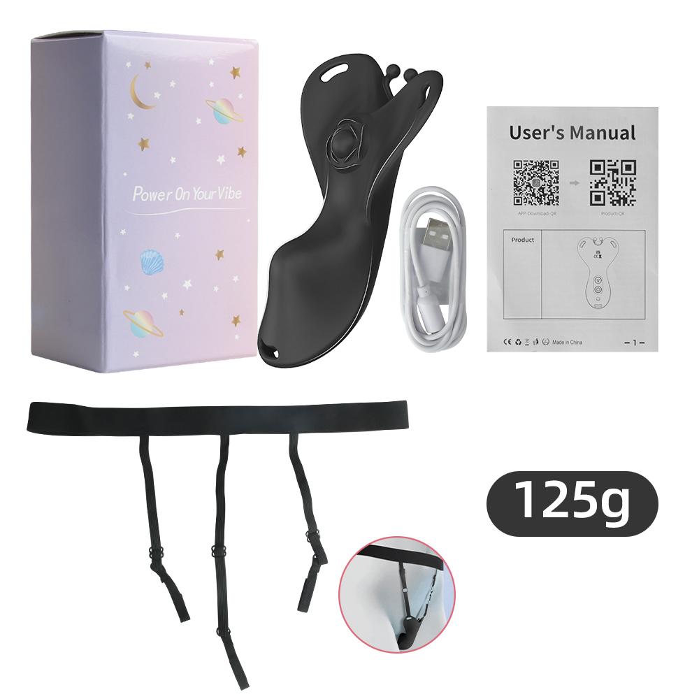 Vibrator Adult Sex Toys Female APP Control Penis Ring Clitoral Stimulator Butterfly Wearable Panty Vibrators for Women Couple