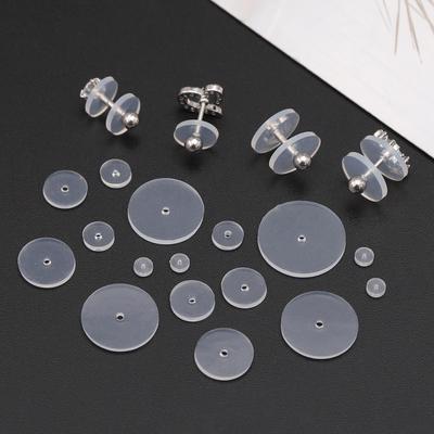 6-50Pcs Silicone Transparent Environmentally Friendly Ear Pads Ear Accessories