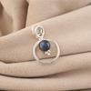 Labradorite Gemstone 925 Sterling Silver Handmade Jewelry Partywear Pendant 1.2" For Her PP-68-30