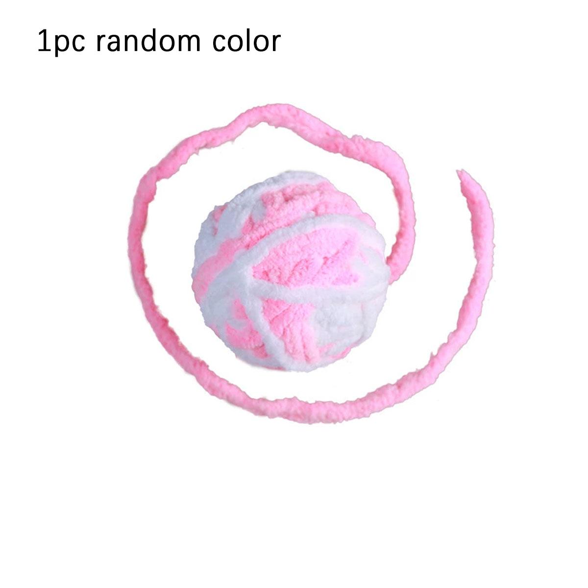 

1pc-Colorful Interactive Cat Toy Ball - Fun Plush Kitten Chew Soft Pet Supplies Ideal for Kittens Entertainment and Teething