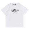 RESTINPIECES Soft Cotton Embossed Logo Short Sleeve T-Shirt_White