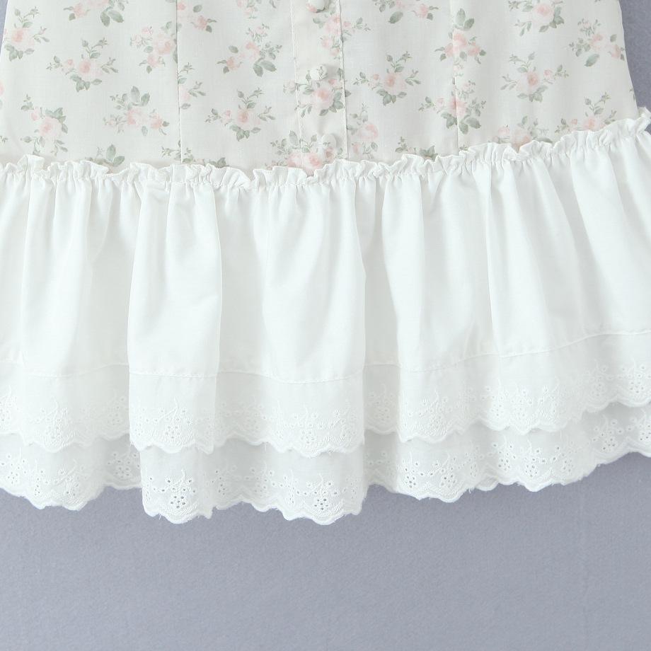 2026 Sweet Chic Lace Patchwork Backless Spaghetti Strap Mini Dress