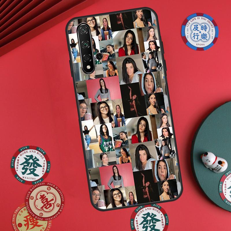 

Charli D Amelio For Huawei Nova 5T 9 10 SE 7i 8i 11i 12i Y73 Y72 Y61 Y91 Y60 Y70 Y90 P20 P30 P40 Lite Case Nova 10 SE