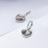 New Chinese sterling silver rose silver love ear + French premium earrings