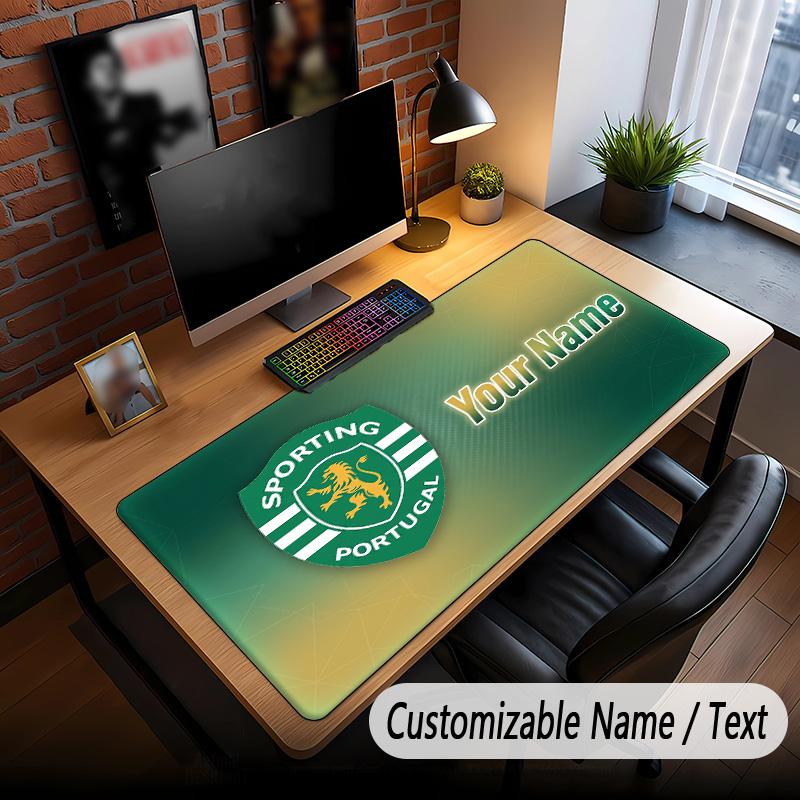 Large Mouse Pad Sporting CP Print Custom Name Text Desk Mat for Office Gaming