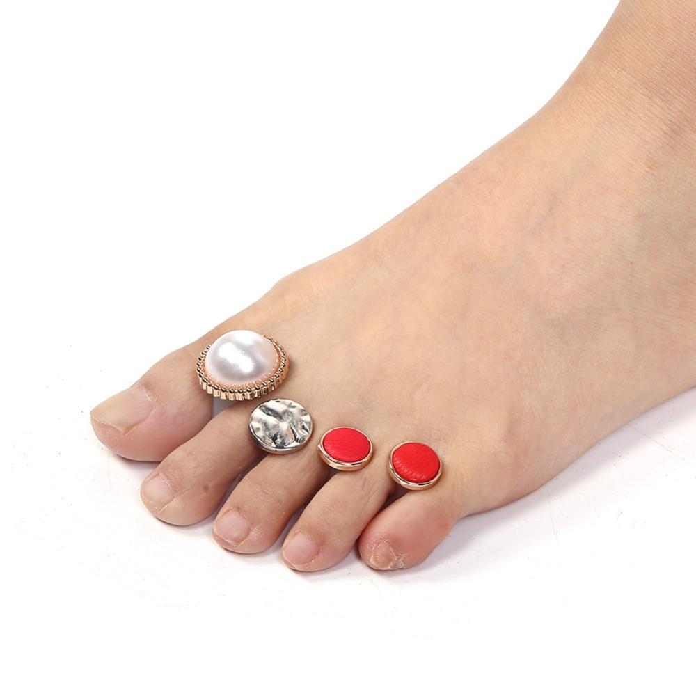 8pcs Soft Comfortable Reusable Washable Toe Divider Tool Foot Support B