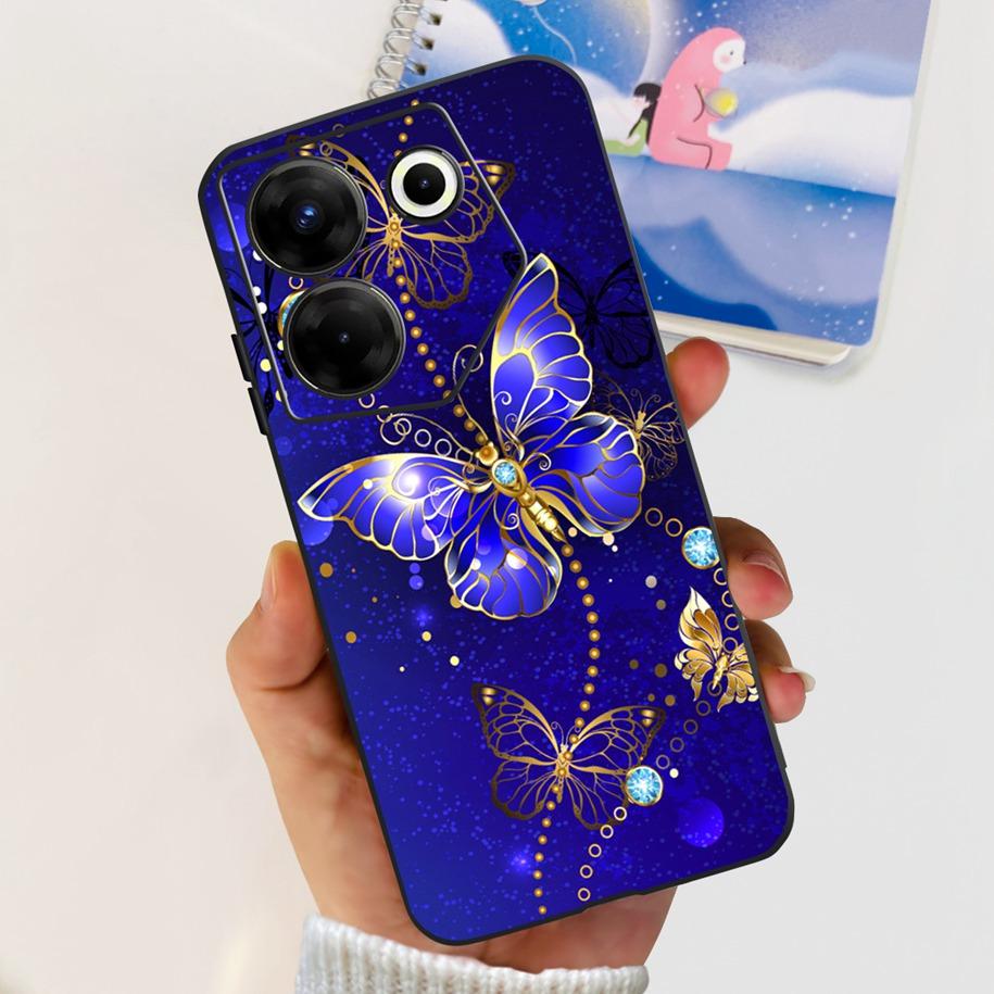 For Tecno Camon 20 Pro 5G Case Marble Cover For Tecno Camon 20 Bumper Soft Silicone Phone Cases For Camon20 Pro CK8n CK7n Fundas
