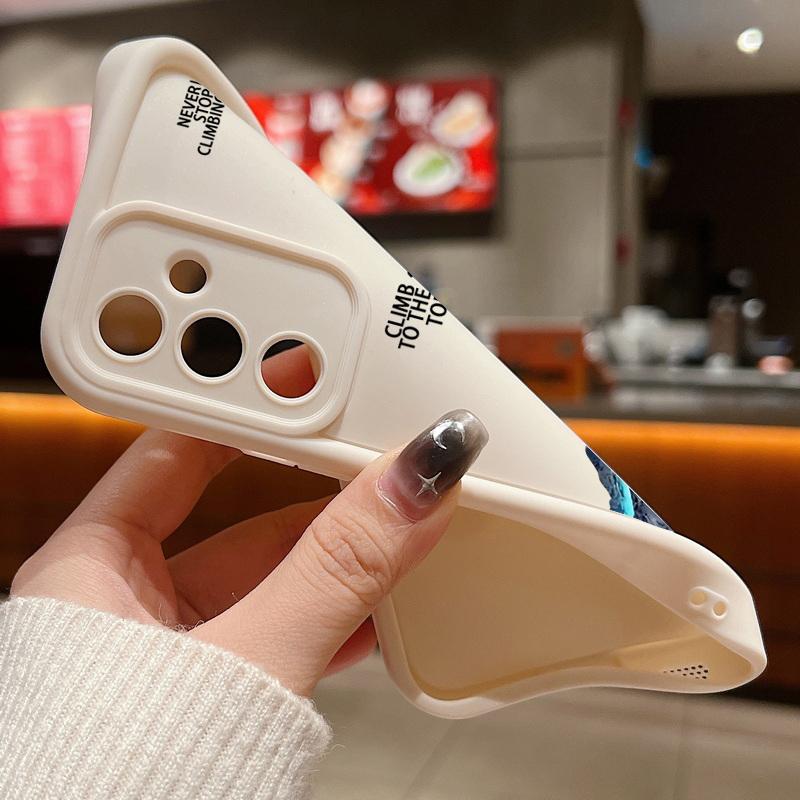 Plane Mountain Pattern TPU Matte Phone Case Shell For Samsung S25 S24 FE S23 Ultra A56 A36 A16 A15 A55 A35 A26 Soft Silicone Shockproof Bumper Cover