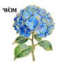 Bright Color Enamel Pin Brooch Pin, Flower Design with Smooth Edges, Lightweight Zinc Alloy Badge for Jackets Scarves Bags Gift