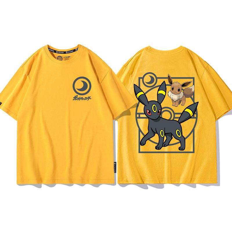 Pokémon Joint Tshirt Childrens Summer Mens and Womens Geng Gui Super Dream Clothes Boys Pokémon Short Sleeves