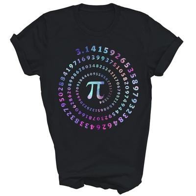 Funny Pi Day Spiral Pi Math Teacher Unisex Shirt Gift
