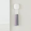Punch-Free Wall-Mounted UVC Toothbrush Sterilizer and Dryer Holder