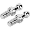 2-Pack 8mm CNC Aluminium Alloy Ball Stud Bolts for Gas Struts with Ball Ended Bonnet (M8)