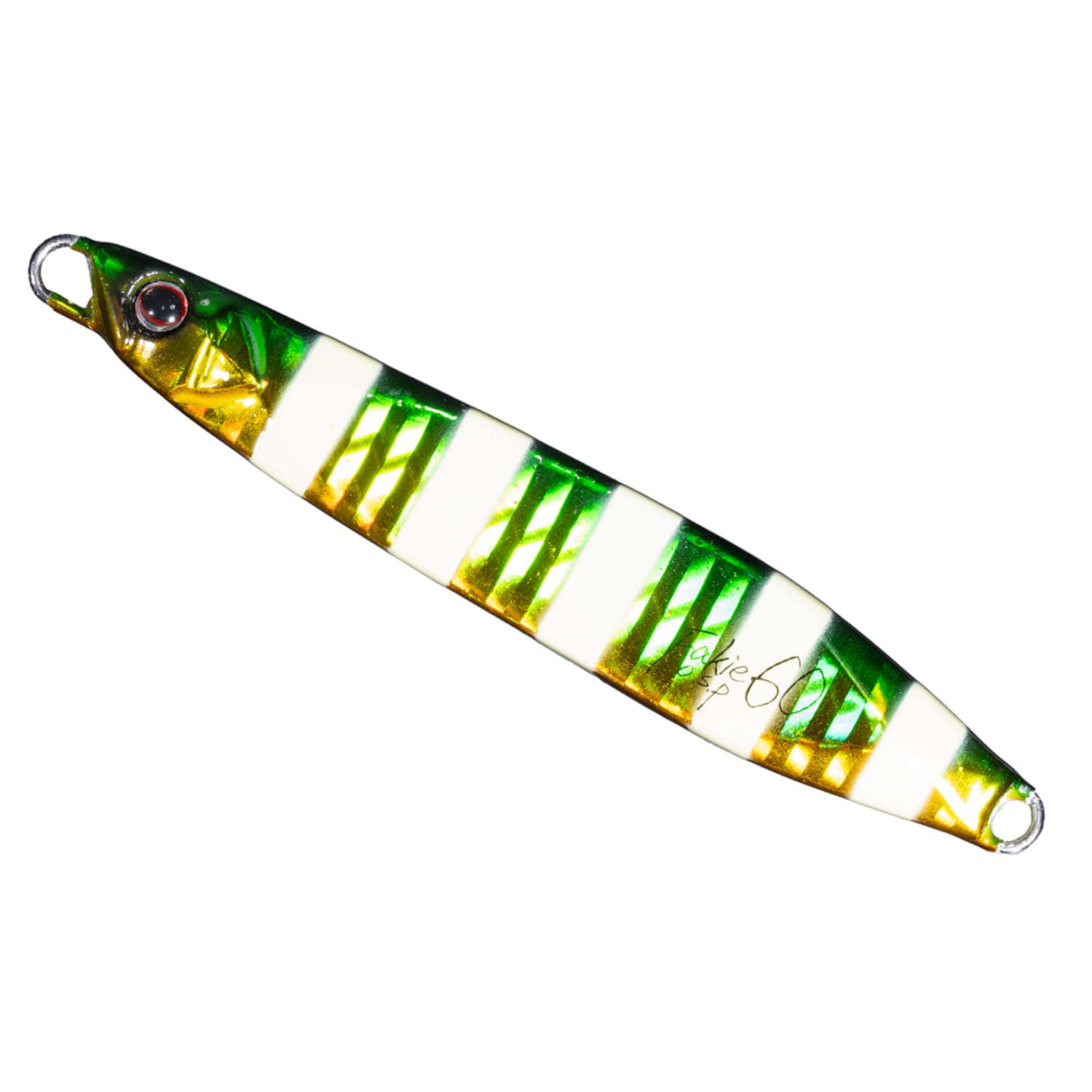 OSP Metal Jig FAKIE 80g (MJ03 Green Gold Zebra) 80g