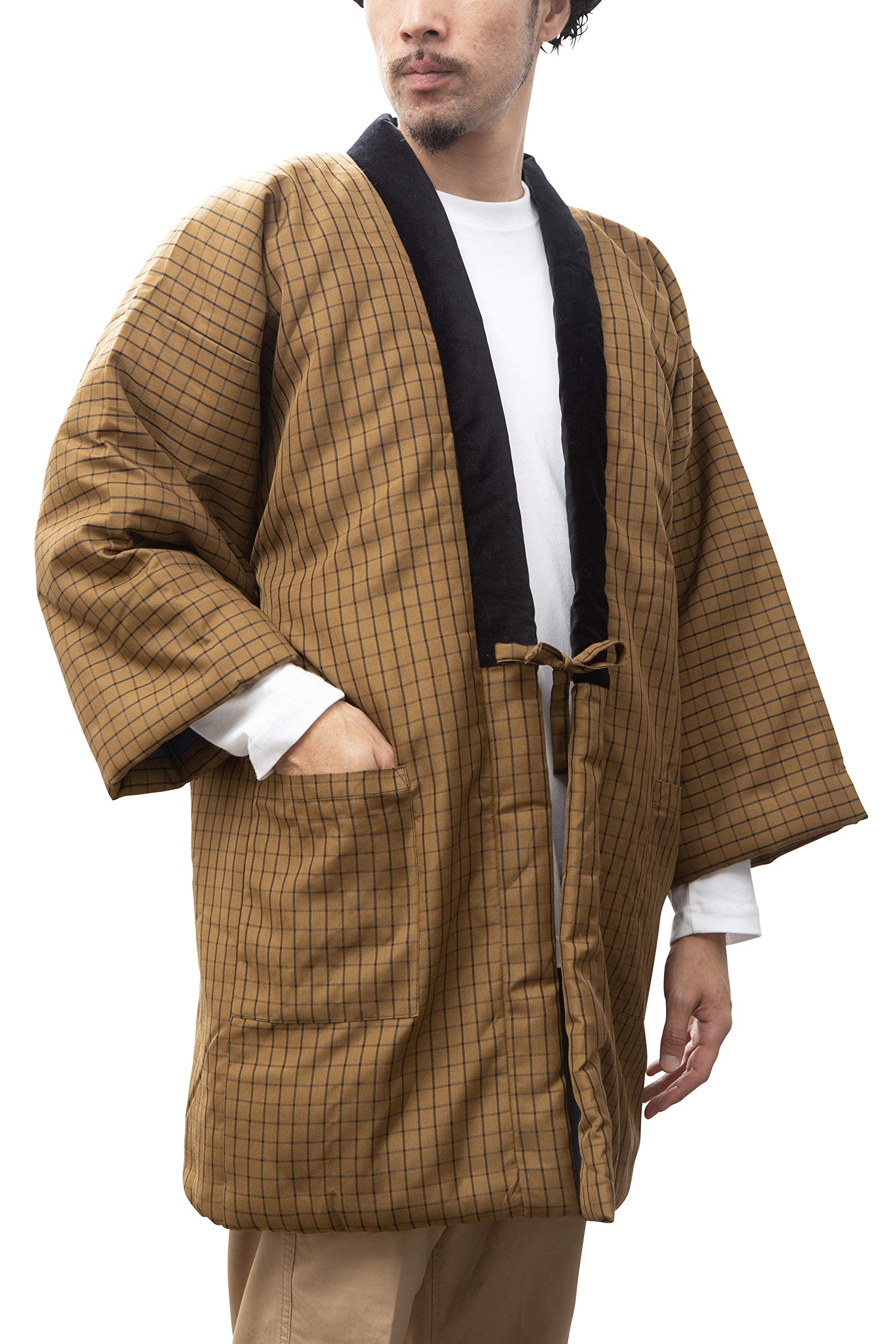 

Watanosato (Watano Sato) Loose Large LL Size: Kurume Handmade Men s Large Hanten (190)
