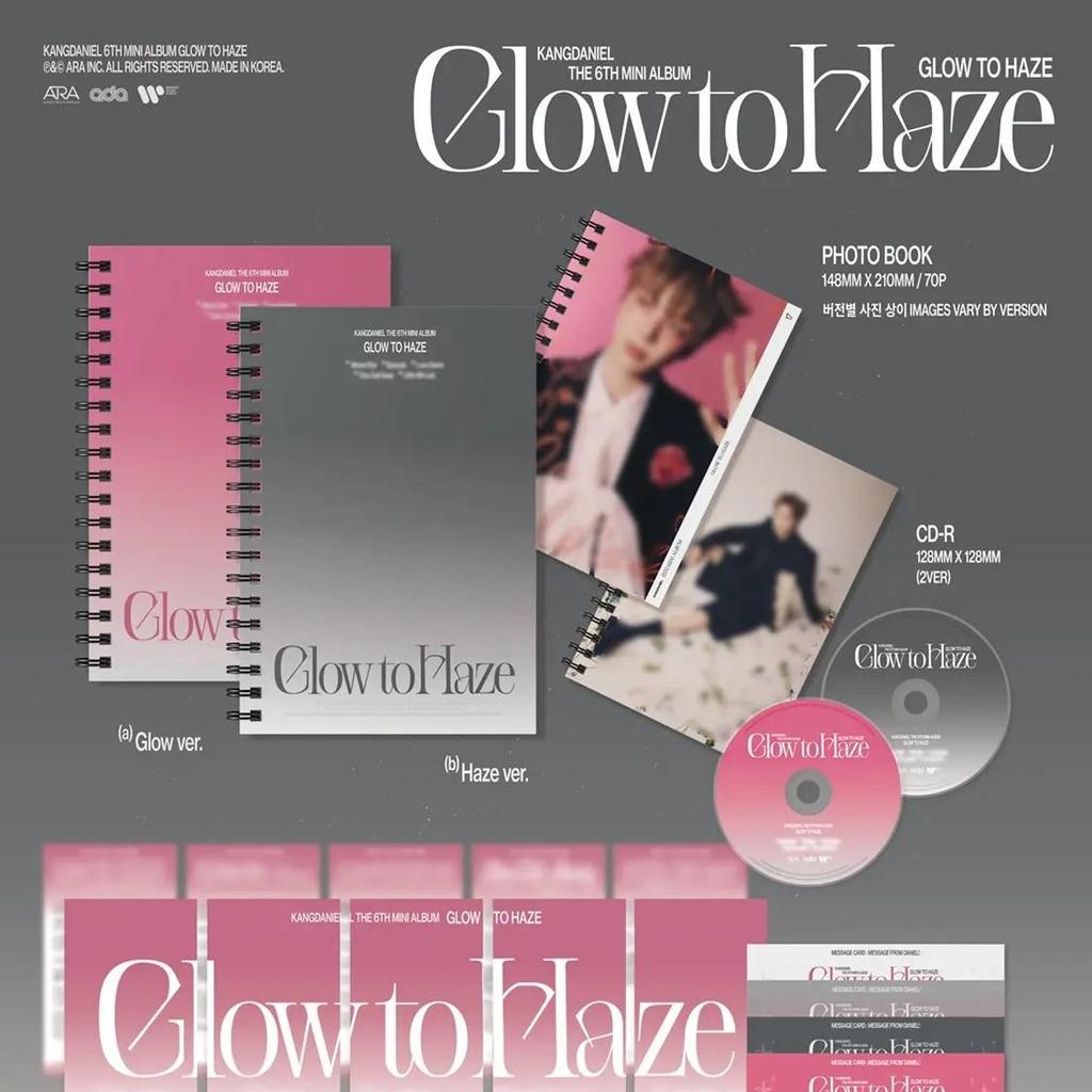 (PRE-ORDER)KANG DANIEL - [GLOW TO HAZE] 6th Mini Album PHOTO BOOK