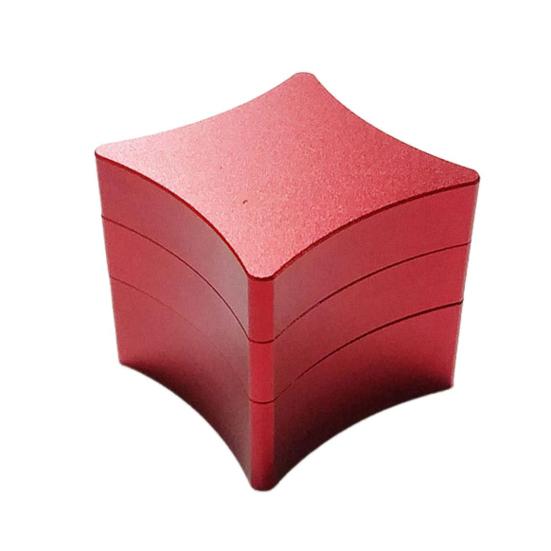 

Магнитный бильярдный кий, держатель для мела, 3 секции, алюминиевый сплав, портативный квадратный ящик для мела для снукера, чехол, аксессуары для бильярда красный