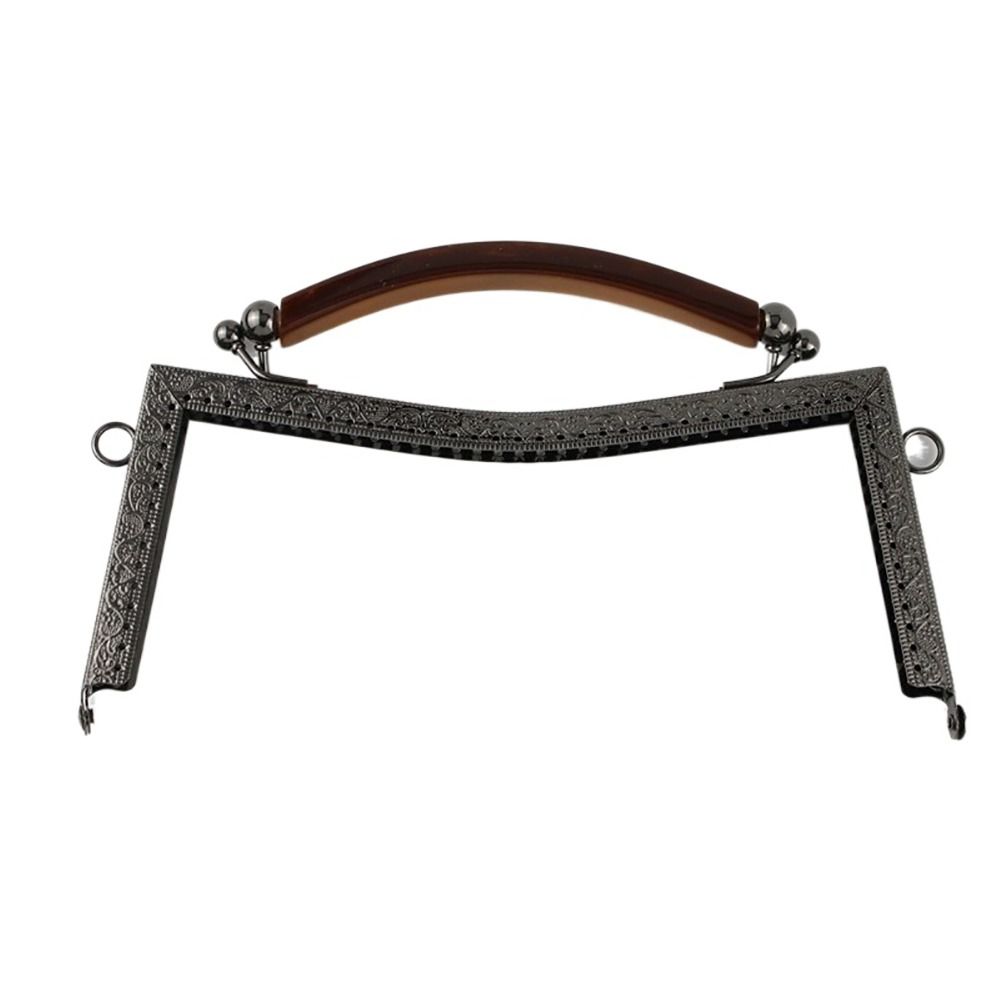 Mini Metal Purse Frame Kiss Clasp Bag Hardware Vintage Purse Clasp Frame Bag Frame Buckle DIY Craft
