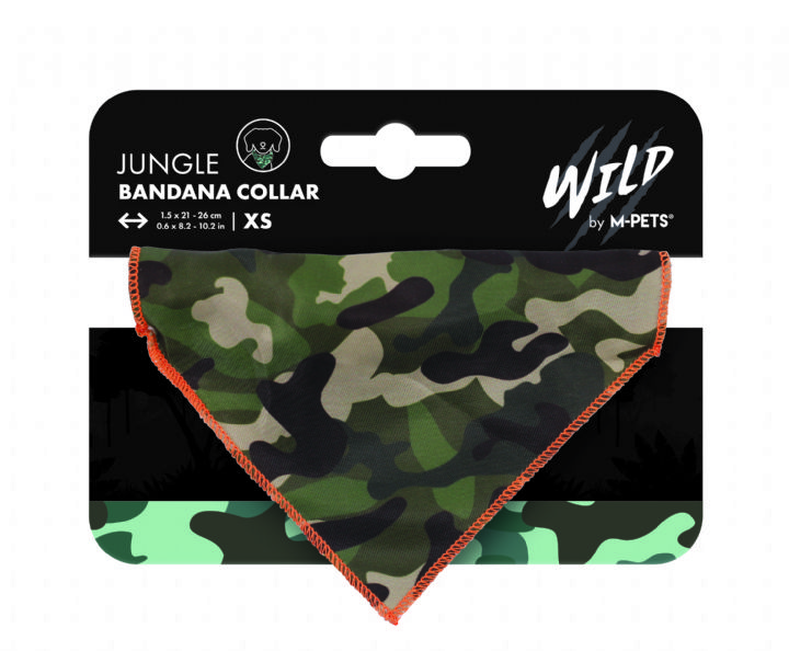 

Wahw Pet Soldier Patterned Dog Bandana - XS