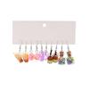 Creative Small Fresh Cloud Candy Ice Cream Earrings, Macaron Drift Bottle Design Temperament Ear Hook Set