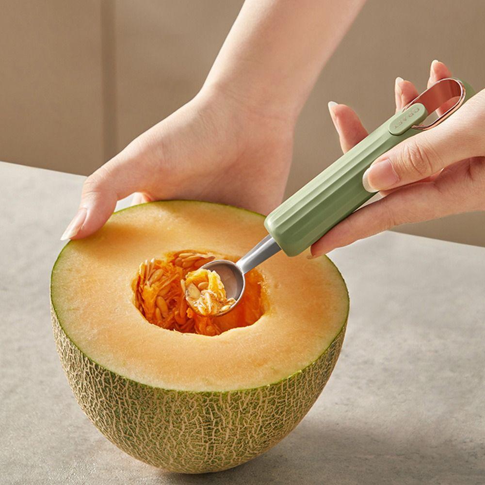 Stainless Steel Metal Fruit Platter Fruit Ball Scooper Ice Cream Scoop Ice Cream Spoon Ball Scooper