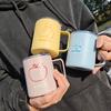 2025 Edelstahlbecher mit Deckel – Stilvolle Unisex Kaffee-/Teetasse für Zuhause oder Büro