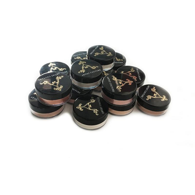 20 Color Highlighters Diamond Glow Powder Makeup Bronzer High Pigment Contour Face Dust Loose Powder for Brown Skin La Peach