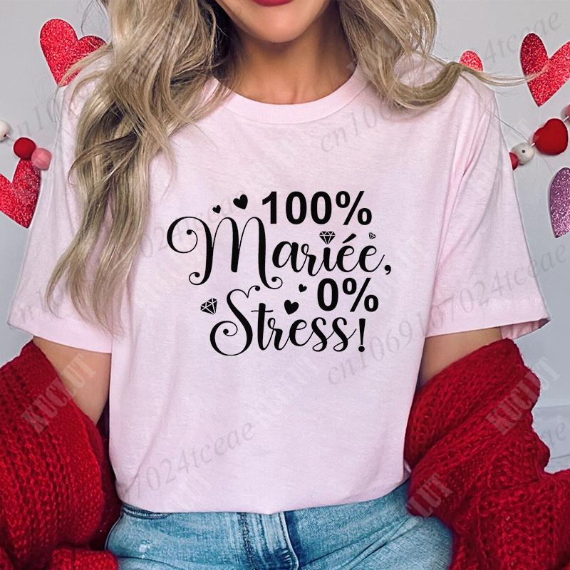 Humor French Bachelorette Party T-Shirt Girls Single Farewell Tees Team Evjf Future Bride Shirt Funny Bridal Shower Wedding Tops