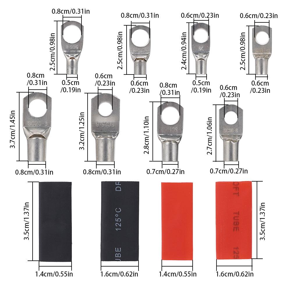 HX-50B Crimping Plier 6-50mm AWG 1-10 Cat Auto Copper Ring Bare Cable Battery Terminals Lug Crimping Tool Cable Terminal Plier