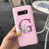 Cute Letters Cover For Samsung Galaxy S10 Plus Case S10 S10e Soft Silicone Phone Back Case For Samsung S10 S10e S10+ Cover Coque