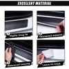 Car Door Sill Protector, Sport Carbon Fiber Threshold Guard Scuff Cover Strip, Anti-Scratch Car Door Entry Edge Protection Sticker, Auto Bumper